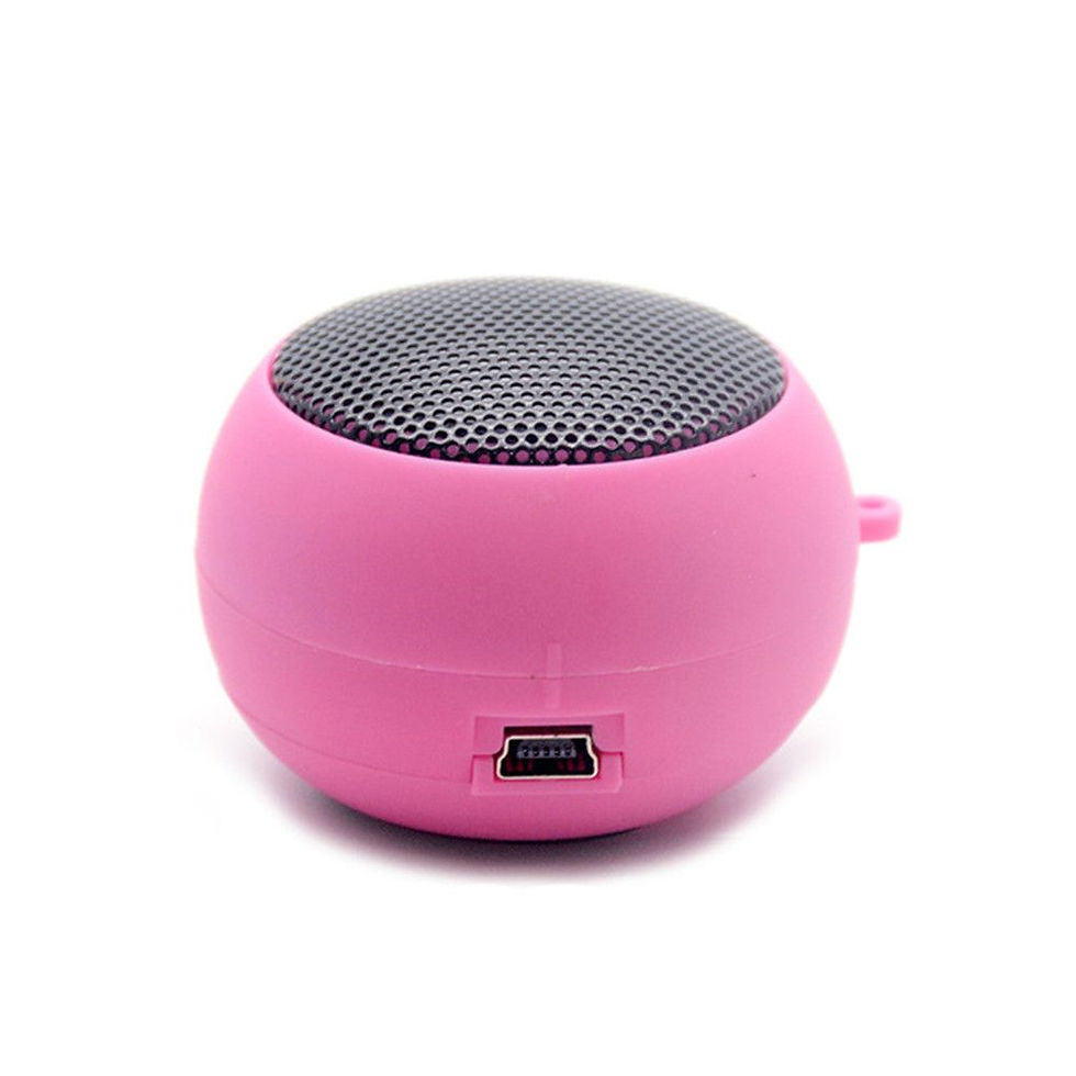 Caixa de som Bluetooth portátil rosa
