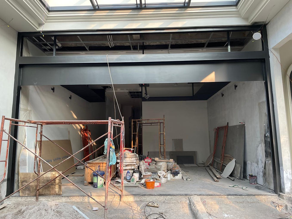 FOLDTA Automatic PU Garage Door / Pintu Garasi Otomatis bukaan keatas