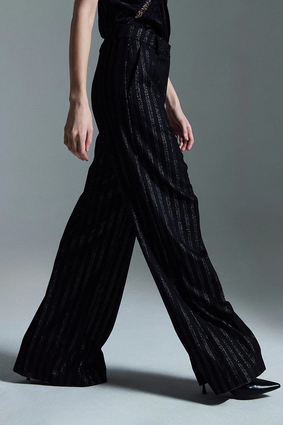Miniatura: Pantalone Gessato in Lurex 