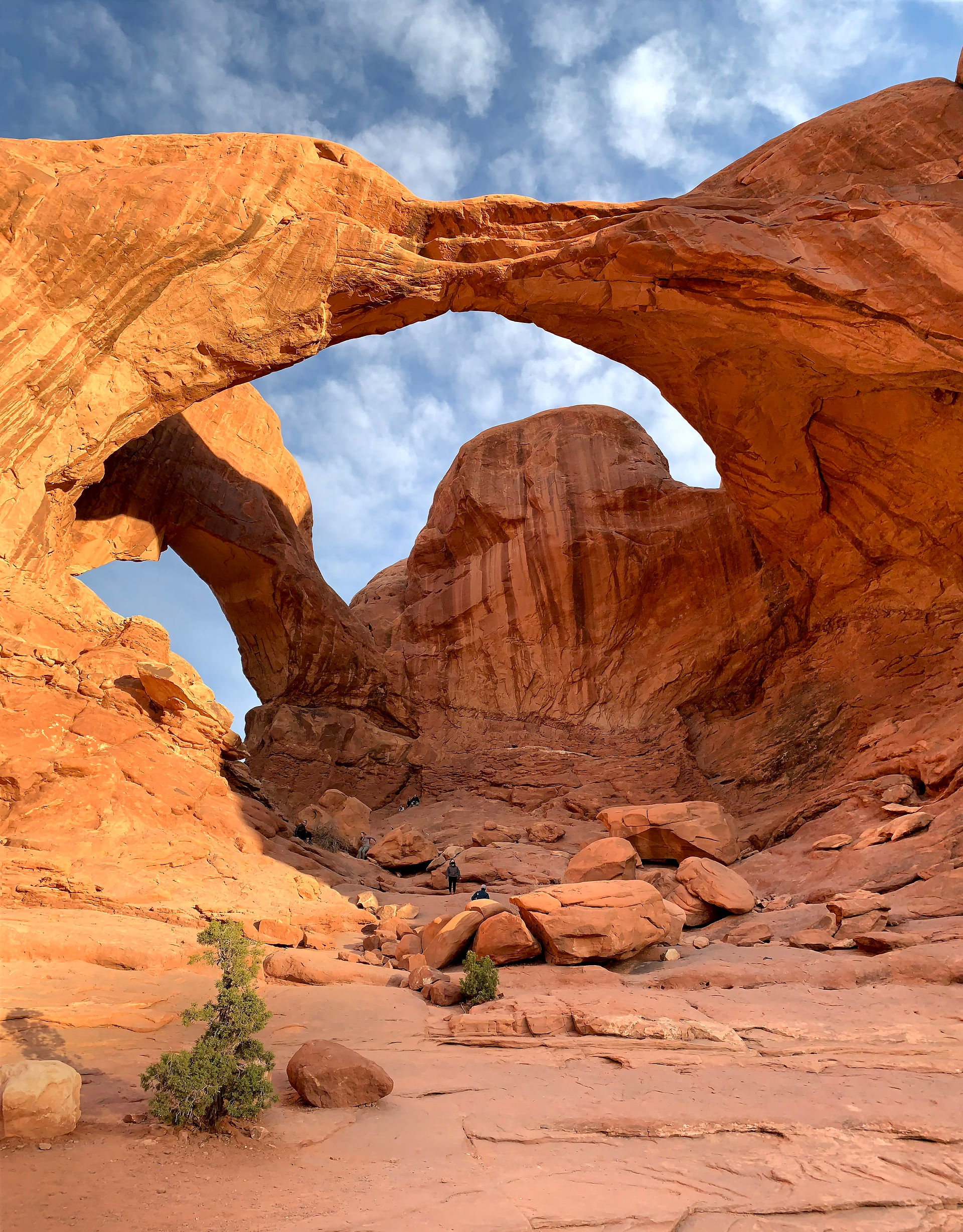 double arch sunrise