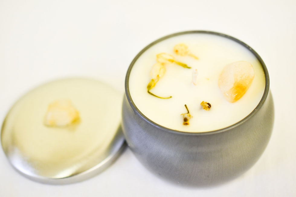 Thumbnail: Handmade Crystal Intention Candles