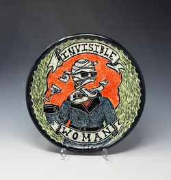 Invisible Woman Plate