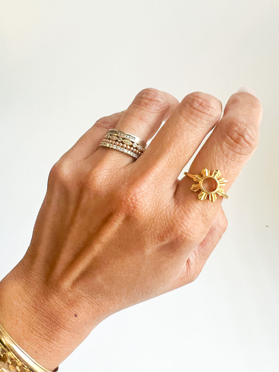 Thumbnail: The Bayani Sun Ring - Gold