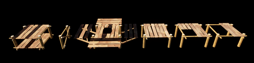 Modular Wooden Scaffolding