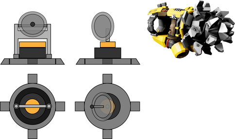 Laser Dish Orthographic