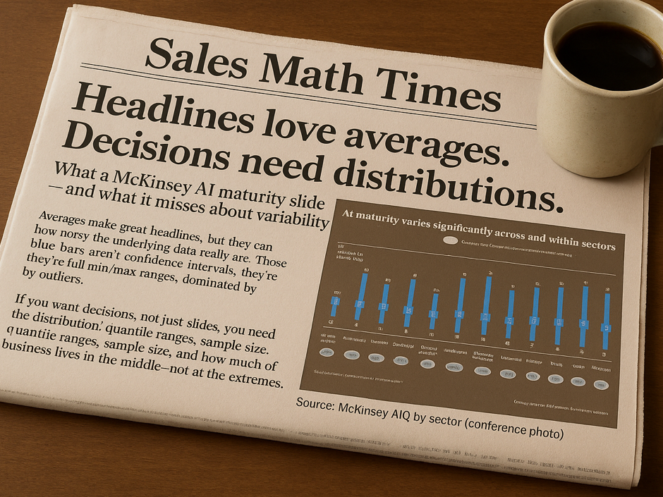 Headlines Love Averages—Decisions Need Distributions