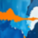 Wall beautiful painting, colors Blue, Navy Blue, Orange, White, and Black.jpg