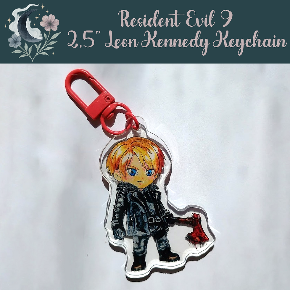 Thumbnail: Resident Evil Leon Kennedy Acrylic Charms
