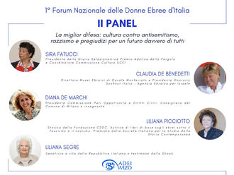 Il Forum: “La miglior difesa: cultura contro antisemitismo, razzismo e pregiudizi per un futuro davv