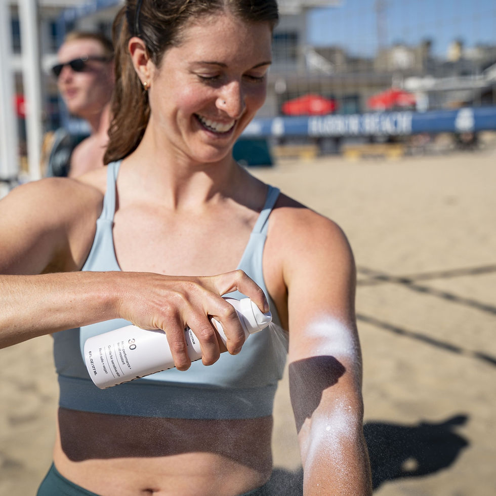 Dermasport's Spray Sunscreen is made for athletes who play outside.