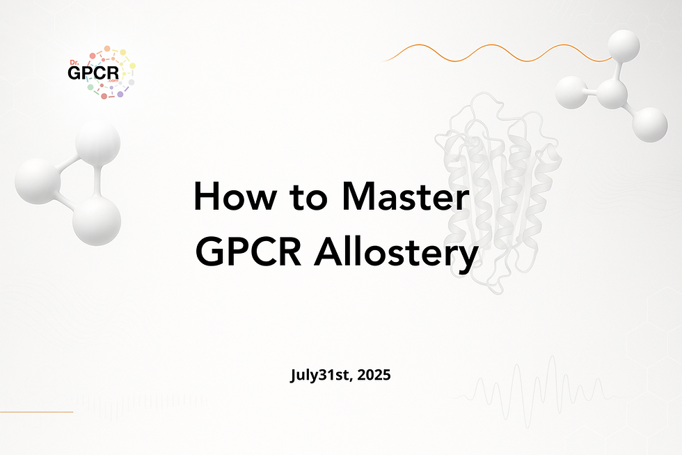 Allostery isn’t just an advanced concept—it’s essential to understanding efficacy, ligand bias, and receptor behavior in real-world systems.