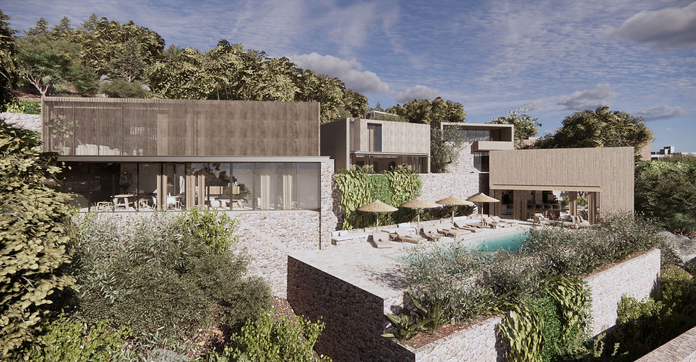 HOTEL RESIDENTAL  3D DESIGN, ARCHITECTURAL VISUALIZATION