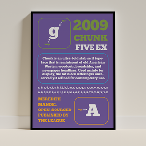 Chunk Five Ex Font Typography Poster