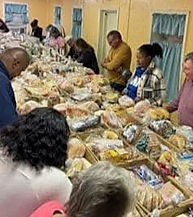 FBC has been partnering with 
Dr. Vincent Enyioke in assisting him to bring the Word of God to the homeless population in Fort Worth, Tx. Oakcrest Family Church is dedicated to serving the community in Jesus' name. FBC provides financial support and delivers donated items when called upon. In December, folks in our community stepped up and donated clothes, blankets, hygiene products, and items for food distributions - all to bless those in need. Our partnership will continue on with Oakcrest Family Church, as we serve together for the Glory of God. If you would like to get involved with our next donation drive, reach out to us!