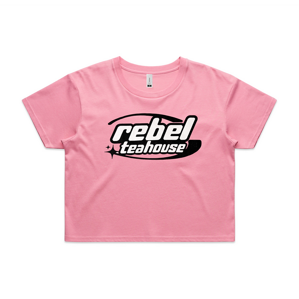 Thumbnail: Retro Rebel Crop Top in Bubblegum Pink