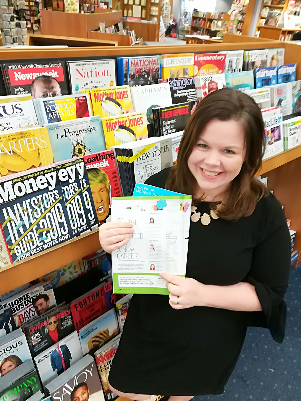 hiring agency founder holding magazine feature