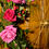 Thumbnail: Valentines Hanging Flower Wheel Close Up View