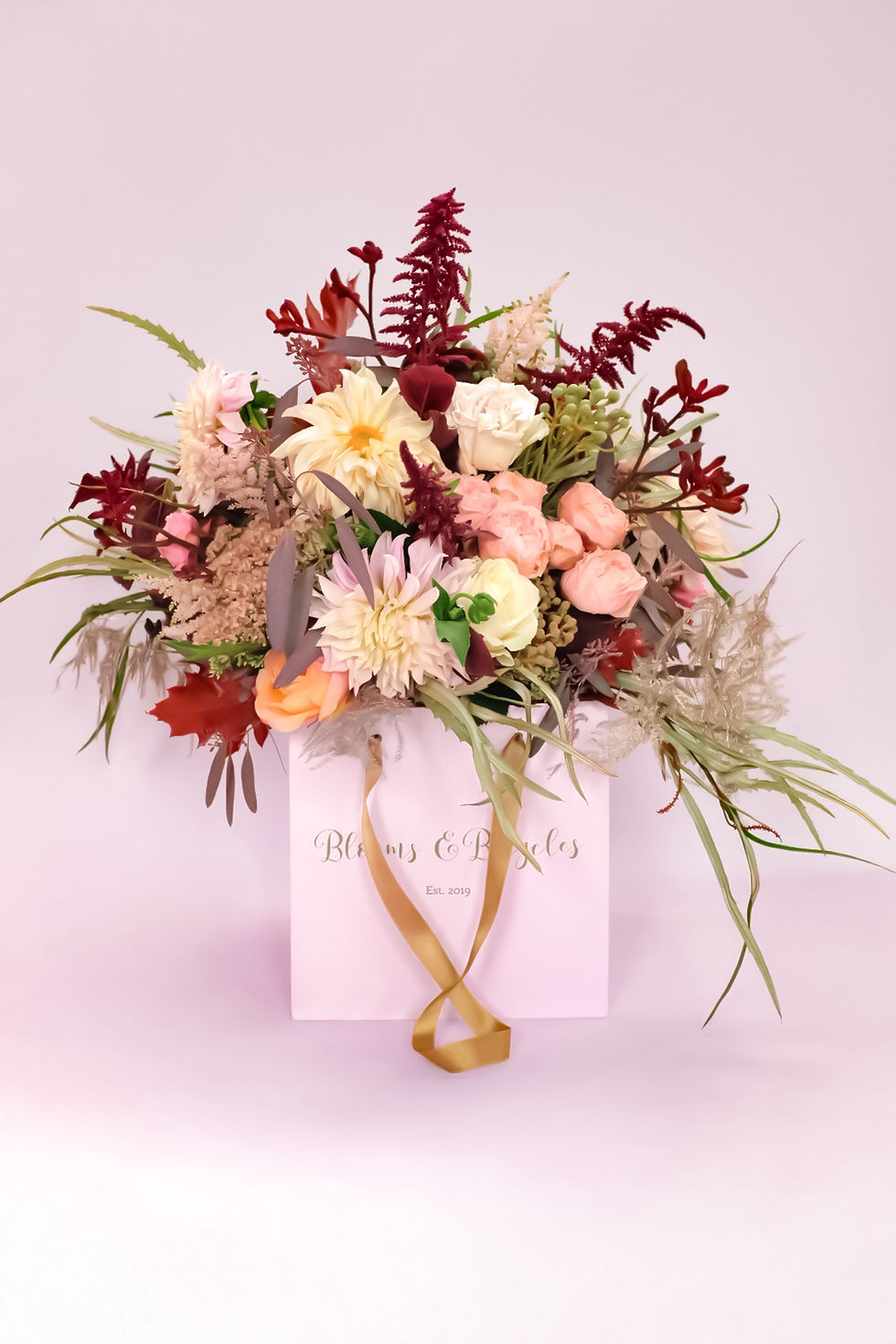 The Large Deluxe Hand Tied Bouquet from the Autumn Sunrise Flower Collection