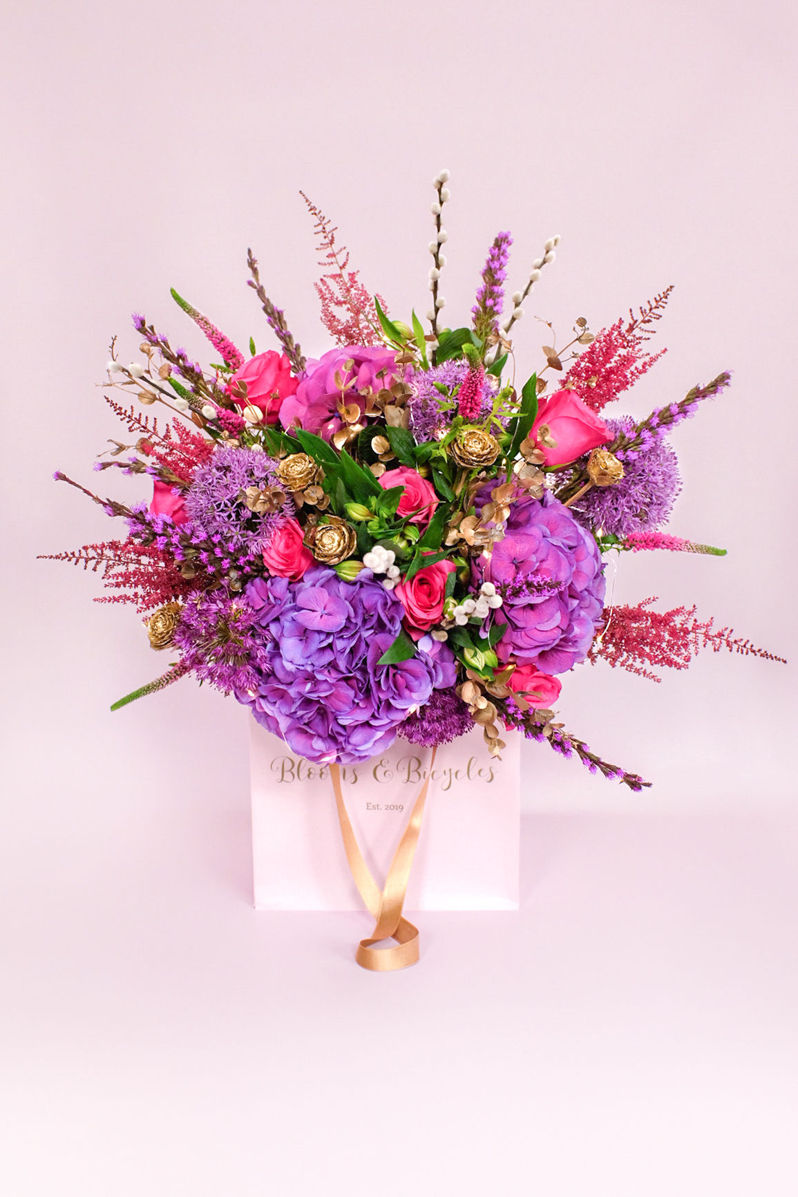 The Royal Large Handtied Bouquet With Optional Fairy Lights