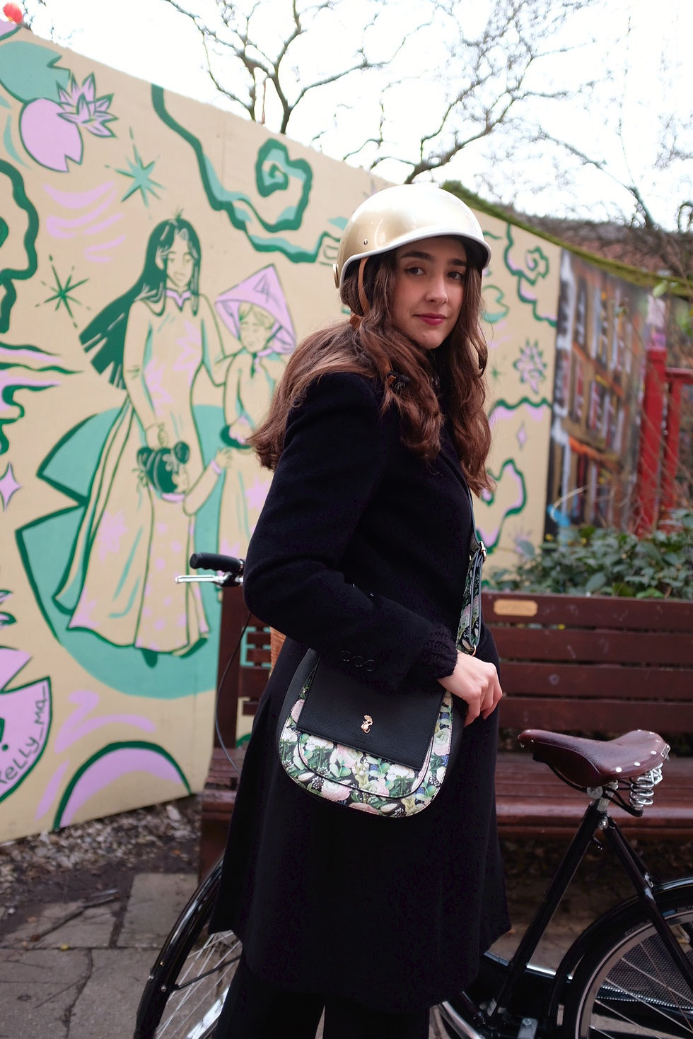 Fable England Printed Dormouse Cross Body Bag