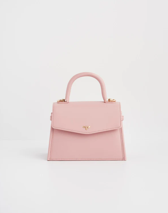 Thumbnail: Fable England Pink Mini Structured Tote Bag