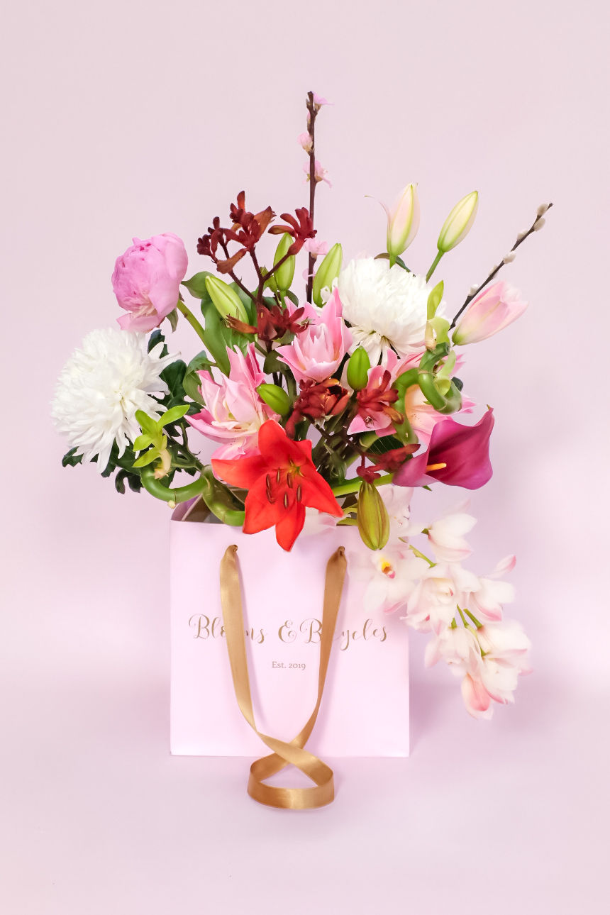Exotica Medium Hand Tied Bouquet