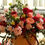 Thumbnail: Valentines Woven Tan Handbag Bouquet Close Side View