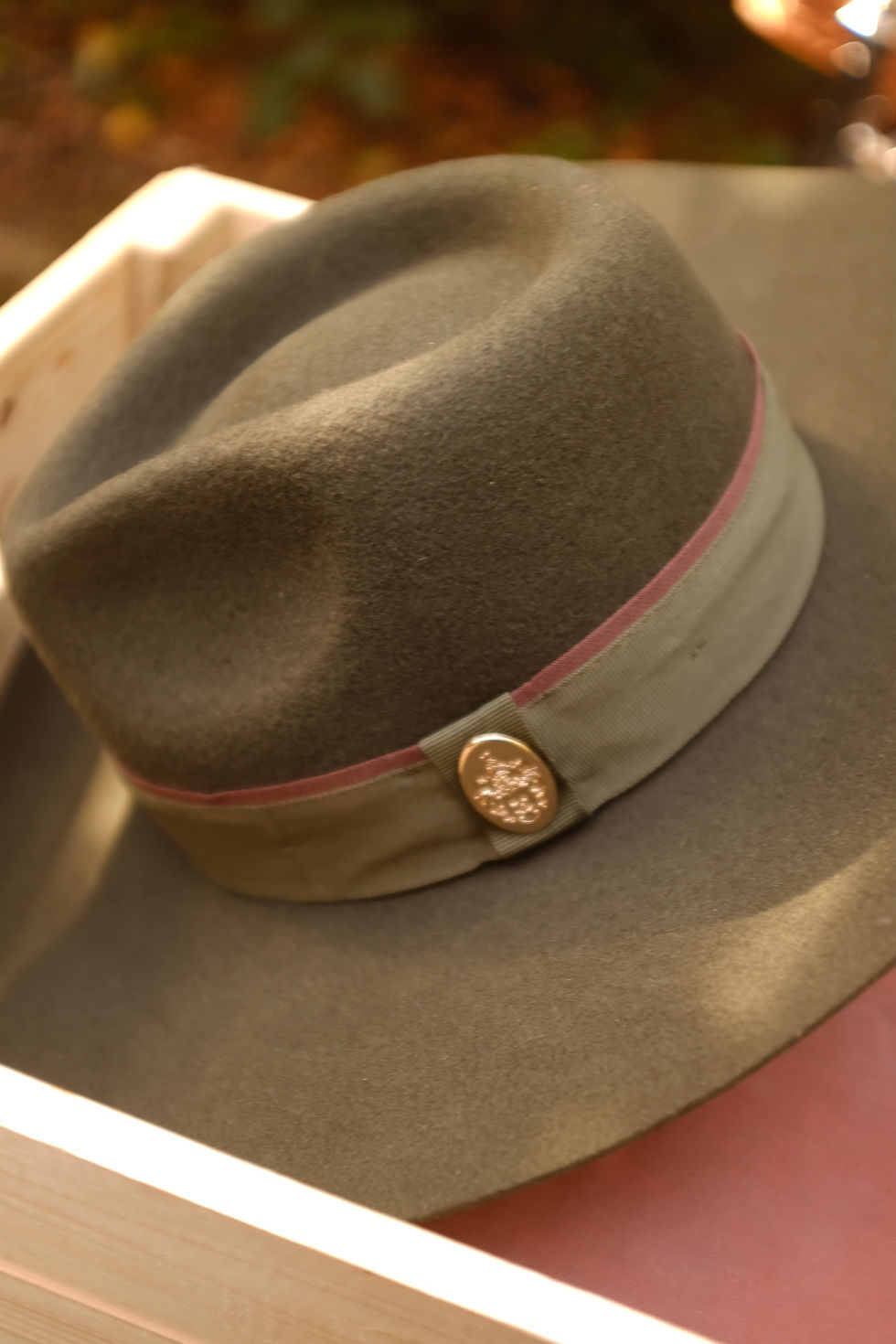 Thumbnail: Hicks and Brown Oxley Fedora in Olive Green