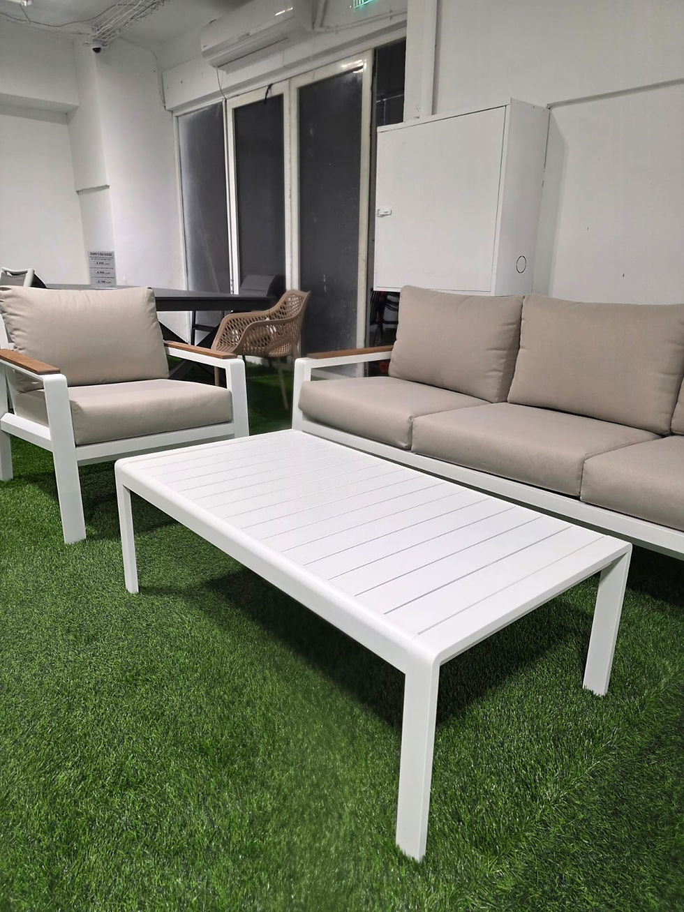 תמונה ממוזערת: מילאנו ו פינת ישיבה לגינה תלת, 100% אלומיניום