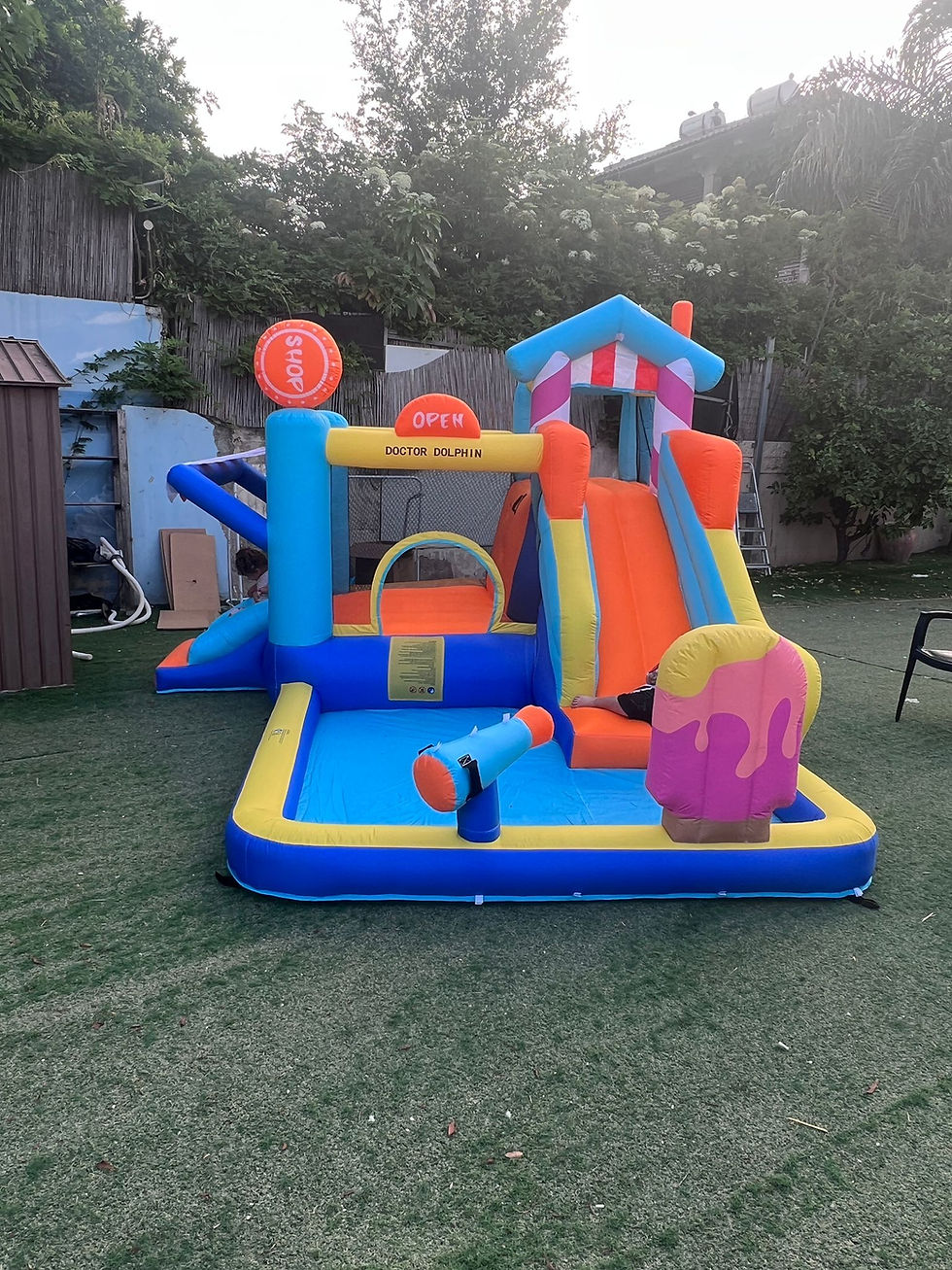 תמונה ממוזערת: דגם קנדי ו מתנפח מים לגינה משולב, שק אגרוף-מתנה בכל אריזה