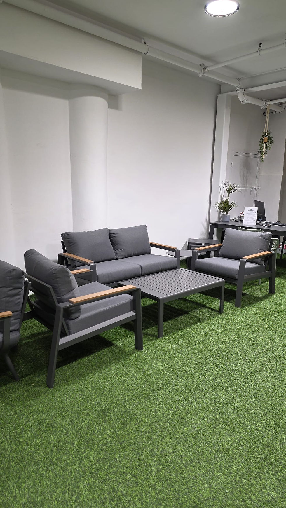 תמונה ממוזערת: מילאנו ו פינת ישיבה זוגית לגינה, 100% אלומיניום