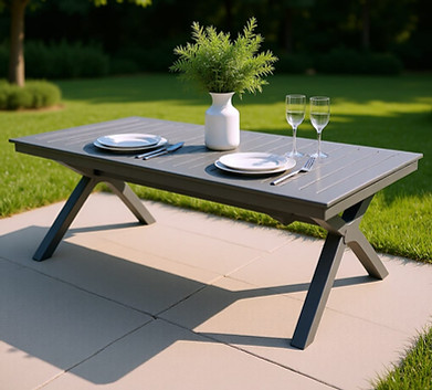 שולחן גינה X מאלומיניום איכותי דגם – Patios