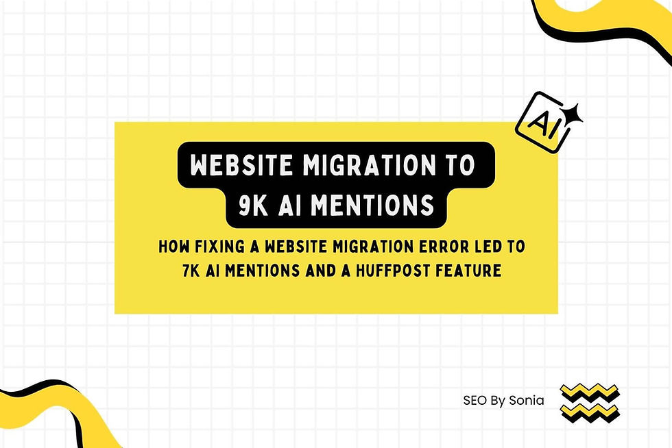 How Fixing a Website Migration Error Led to 9K AI Mentions and a HuffPost Feature