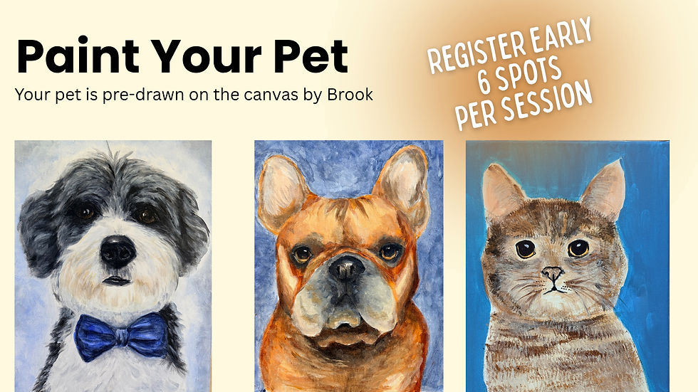 Paint Your Pet Workshop - Watertown 