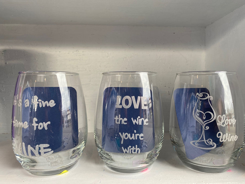 Thumbnail: Engraved Wine Tumbler