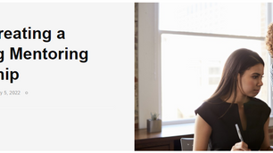 Tips for Creating a Rewarding Mentoring Relationship
