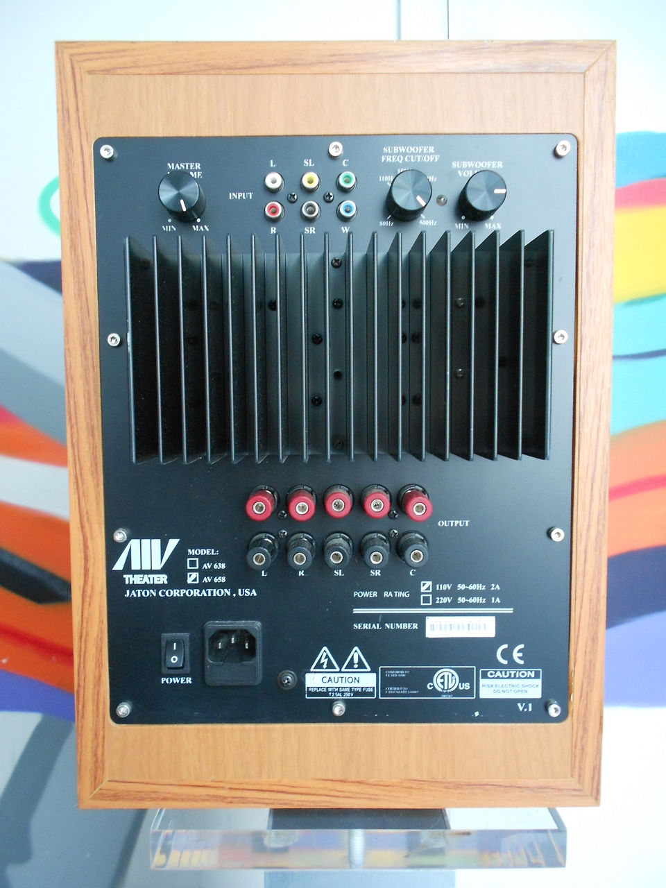 Miniatura: Subwoofer JATON AV-152-BS