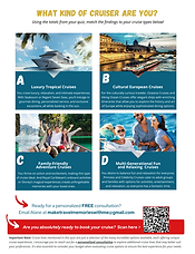 Our Cruise Quiz - helping you pick the right cruise!
