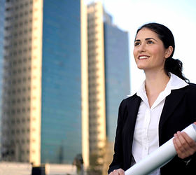 Mujer de negocios Visión 