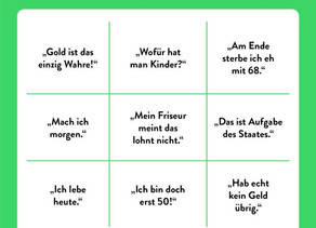 Grafik der Woche: Bullshit-Bingo Altersvorsorge
