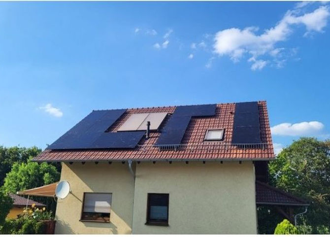 Solaranlage auf Dach