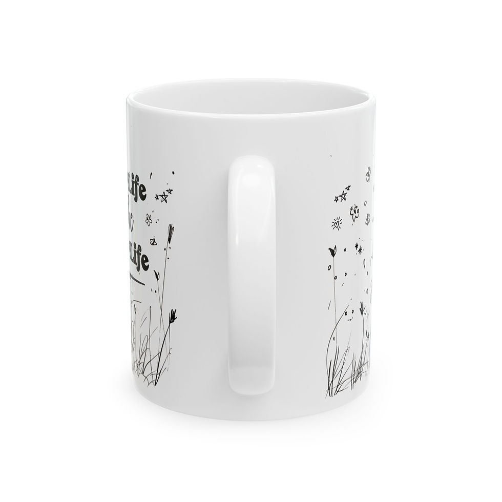 Thumbnail: Mom Life Best Life Ceramic Mug 11oz 