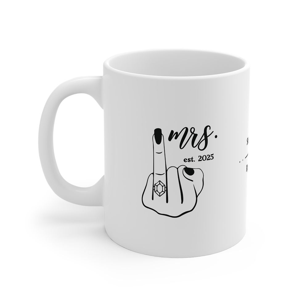 Thumbnail: Mrs. est. 2025 Customizable Wedding Mug 11 oz