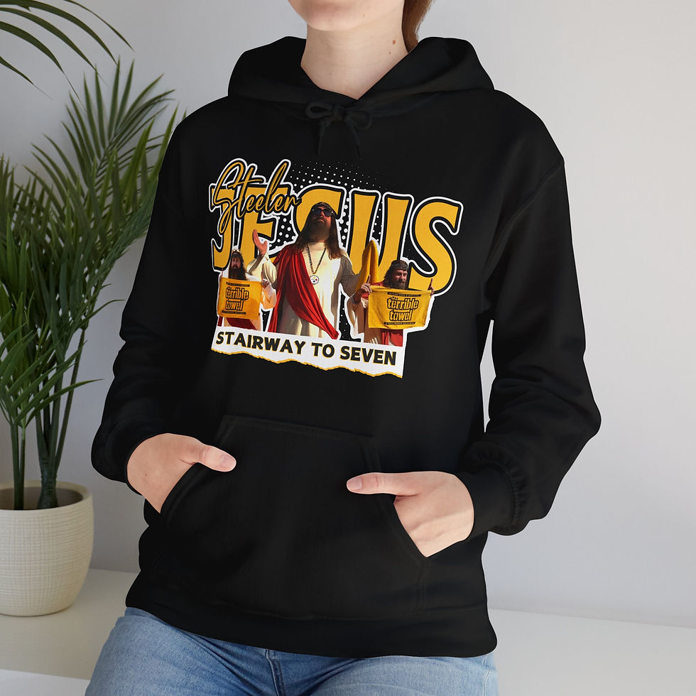 Thumbnail: Steeler Jesus Trilogy Hoodie
