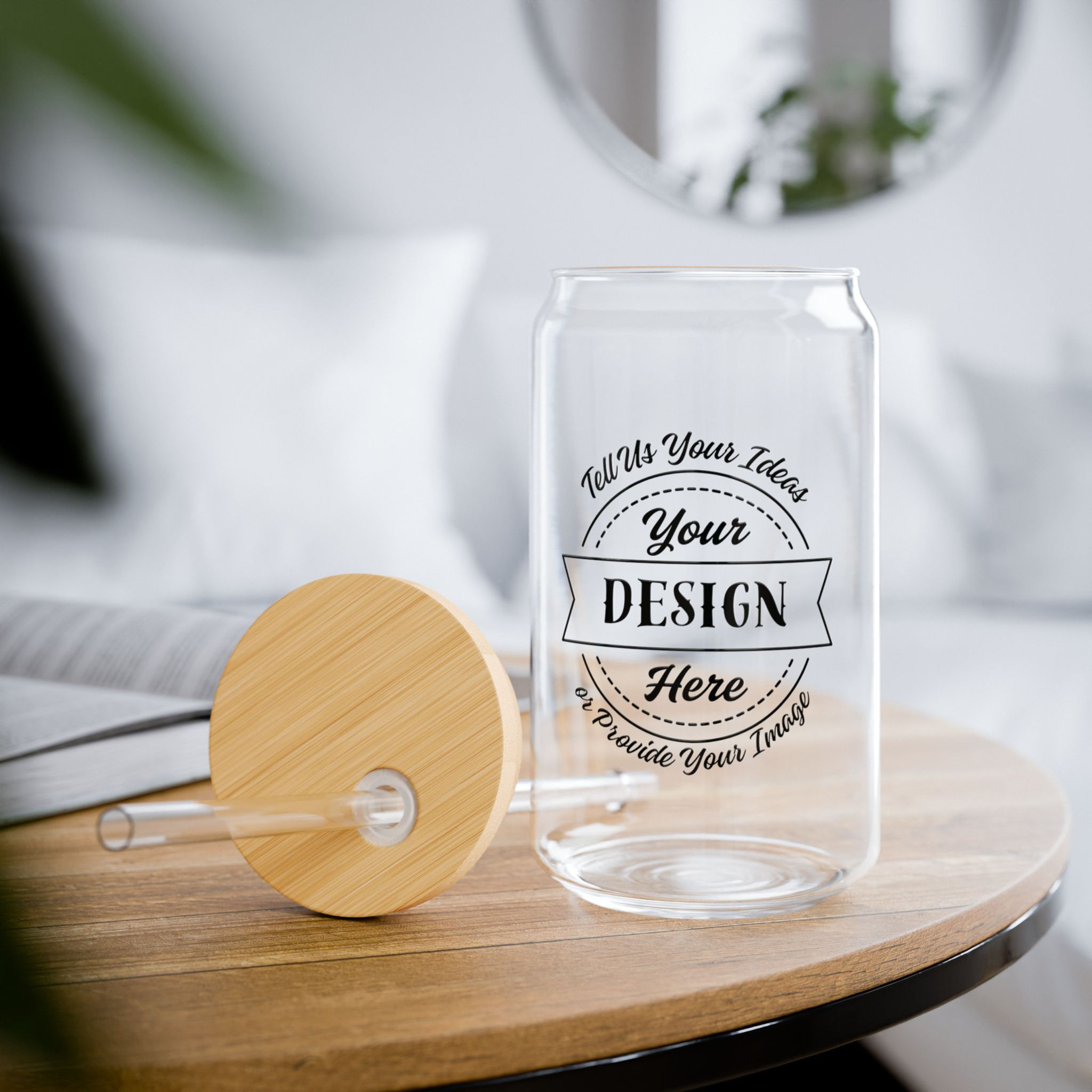 Custom Designed Glass Sipper
