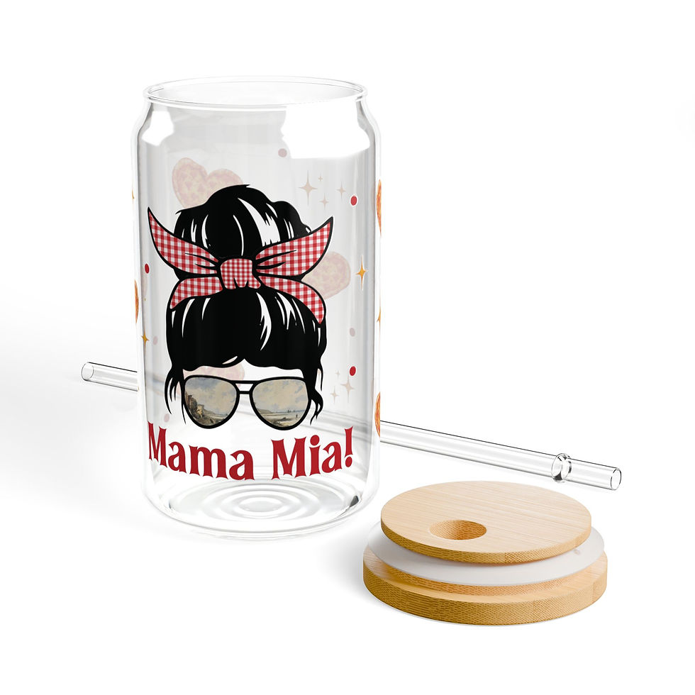 Thumbnail: Mama Mia! Sipper Glass  (16oz)