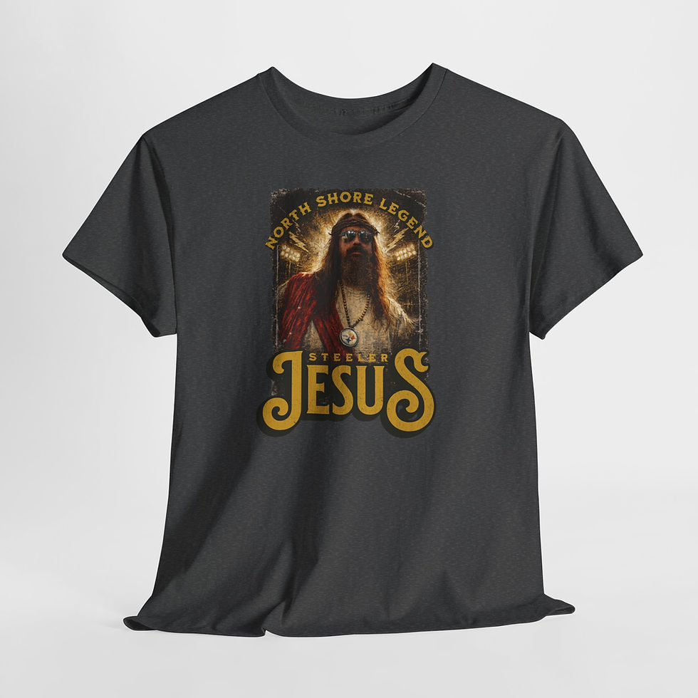 Thumbnail: Steeler Jesus North Shore Legend Unisex Tee