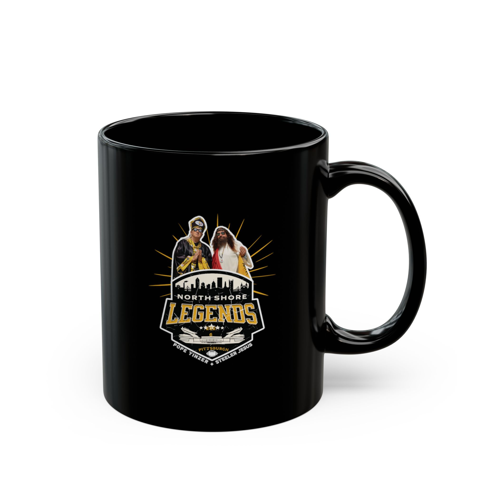 North Shore Legends Black Mug 11oz