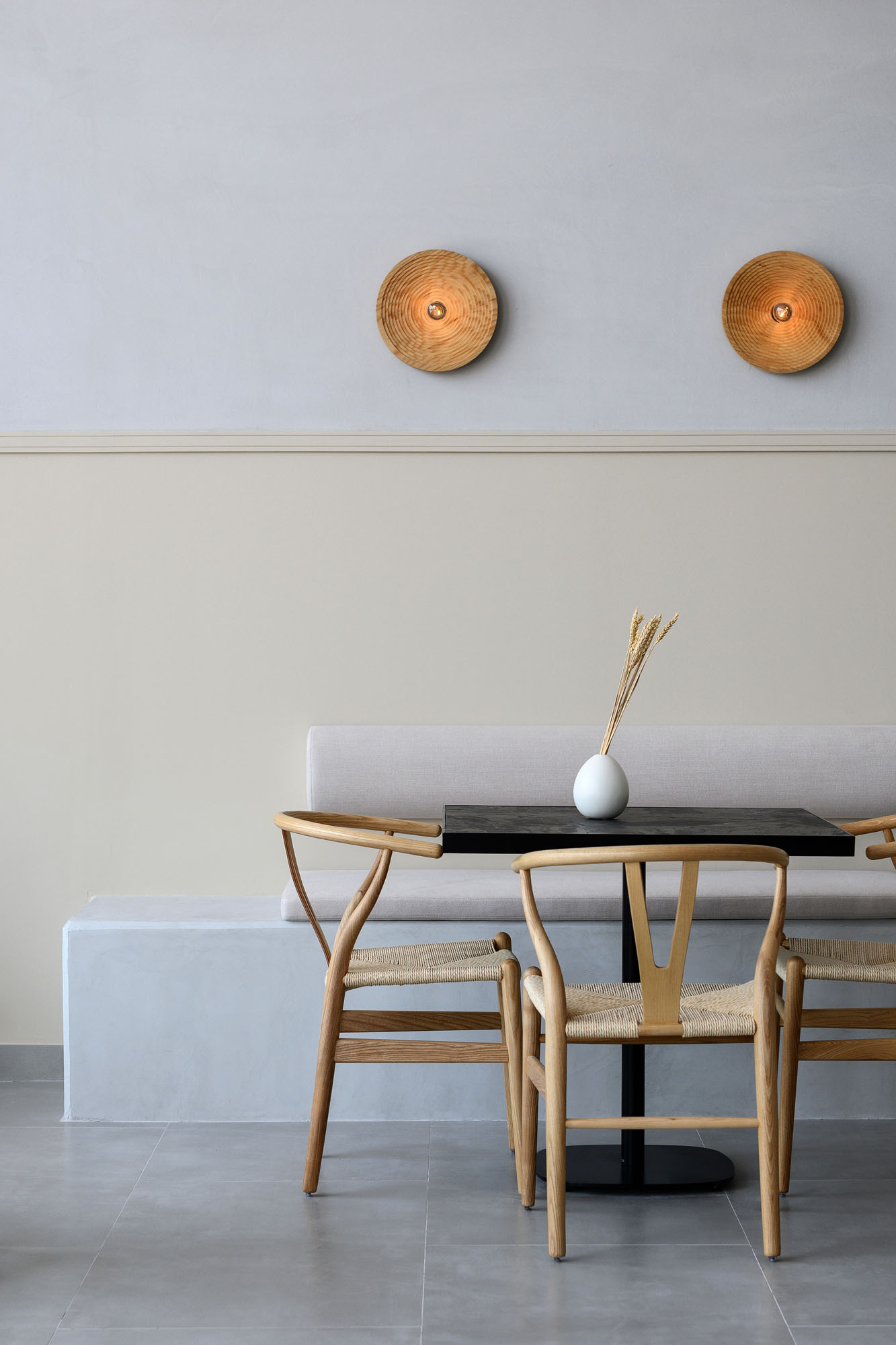 Interior detail from the Kyoto Coffee Shop project by C’est ici Design