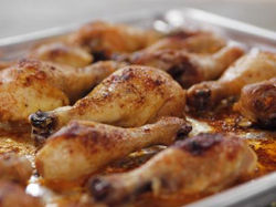 Spicy Roasted Chicken Legs